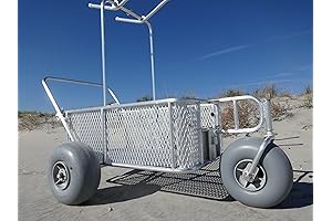 Phoenix Beach Buggy: Effortlessly Carry Chairs, Coolers, and Umbrellas in Deep Sand