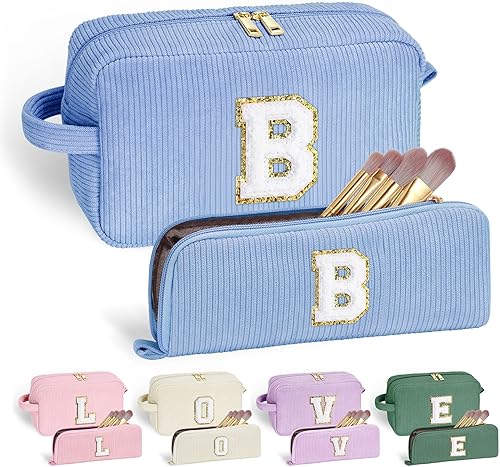 Miniatura 76 de YOOLIFE 2 bonitas bolsas de maquillaje de viaje, bolsa de maquillaje, bolsa de cosméticos, bolsa de brochas de maquillaje para adolescentes, niñas,