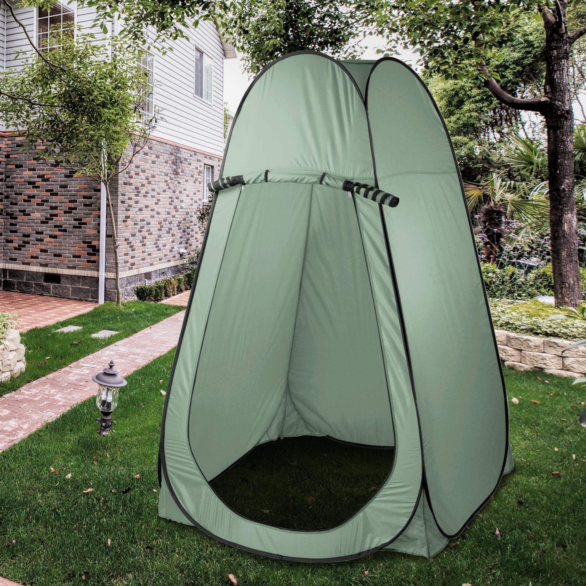 Yaheetech Pop Up Toilet Tent, Portable Shower Privacy Tent for Camping