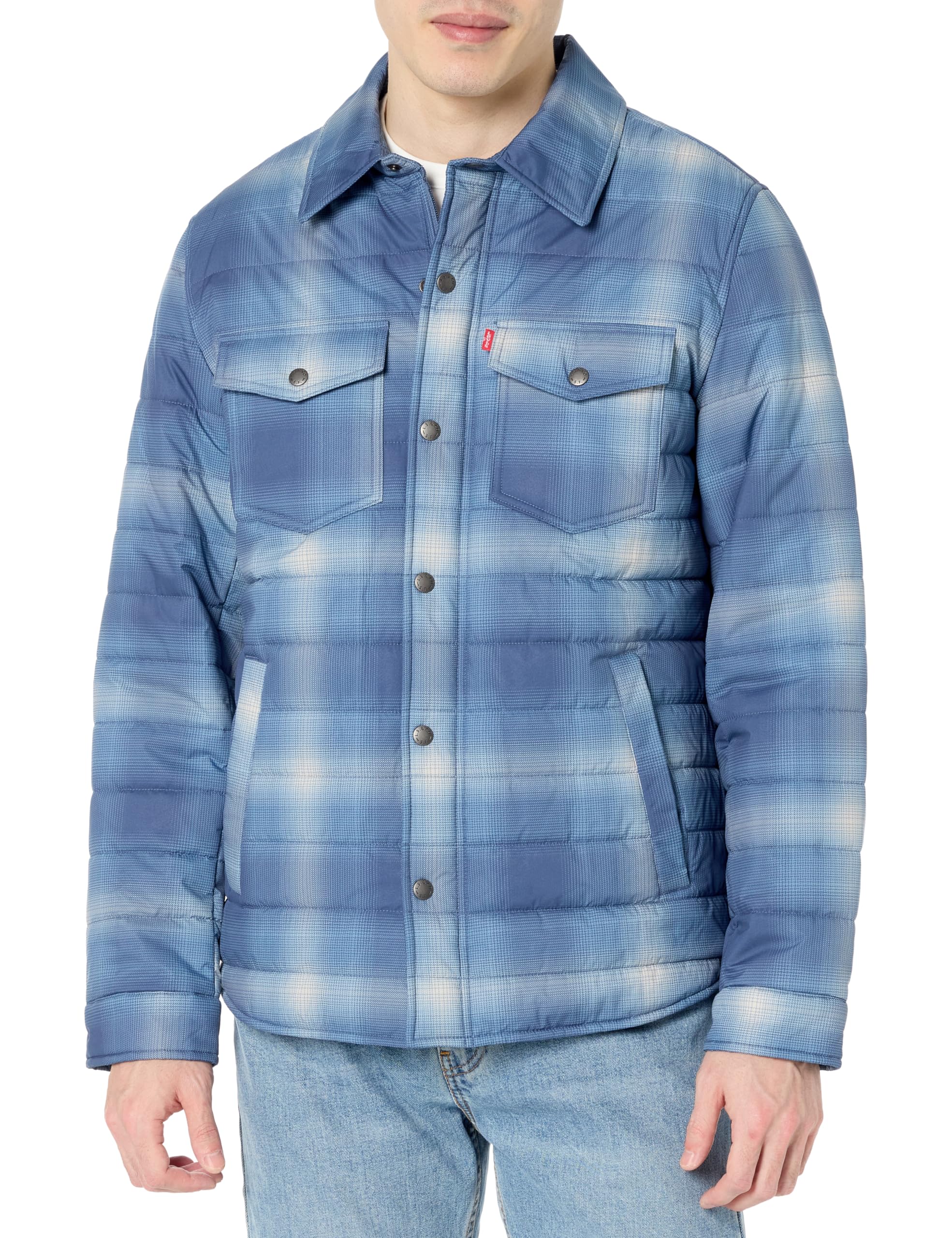 

                                                    Levi's Men's Diamond Quilted Sherpa Lined Bomber J