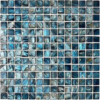MOP Mother Pearl Mosaic Tile Backsplash Oyster Seashell Tiles for Bathro...