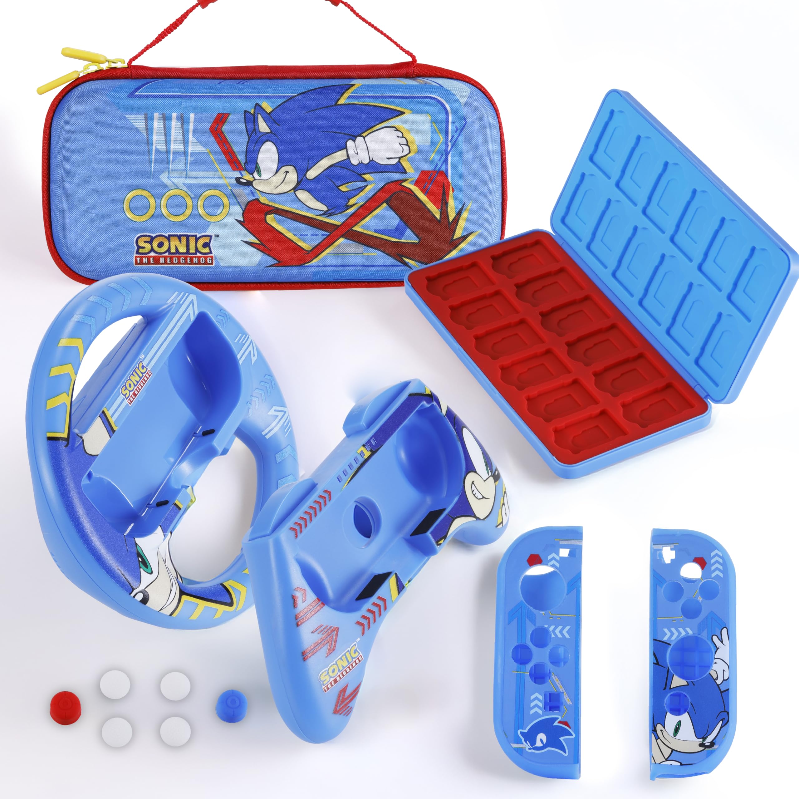 Sonic the Hedgehog - Nintendo Switch Case, Controller Grips, Hard Shell