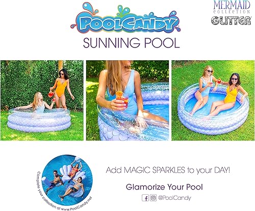 Miniatura 5 de Colección de juguetes inflables con diseño de sirena de PoolCandy, flotadores de piscina, pelotas de playa, piscinas para tomar el sol, balsas y