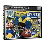 YouTheFan NFL Los Angeles Rams Retro Series Puzzle - 500 Pieces