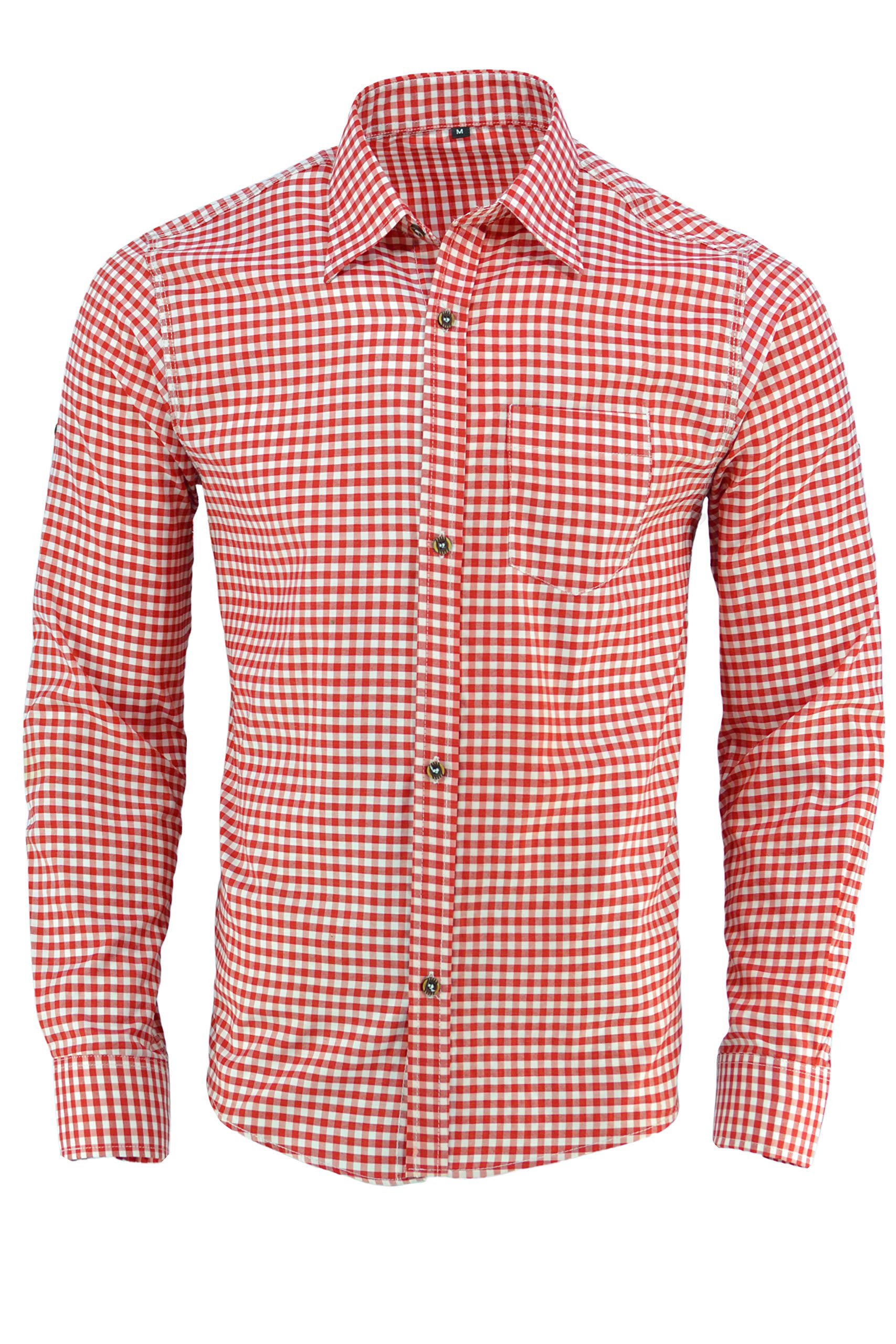 Trachten Set Herren Trachten Lederhose Herren Größe 46-62 Bayerische Traditionelle hemd Echt Lederhose für Oktoberfest Trachtenset,Hose,Hemd,Socken Neu