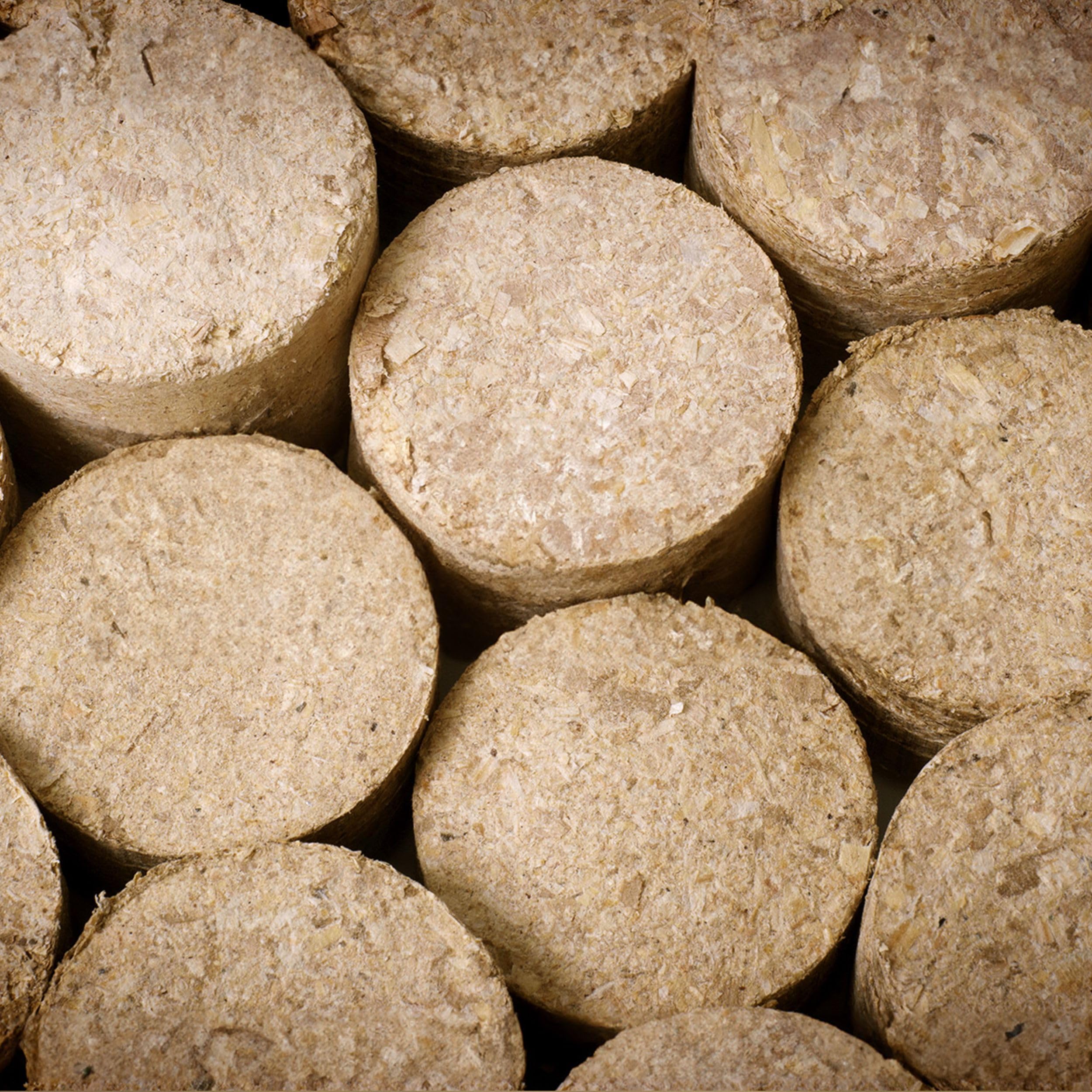 Floranica Bricchetti legno pressato 100% 2 x 12,5 kg Pellet per stufa Bricchetti Ideali per Caminetto Stufa Legnetti accendifuoco Legna da ardere Alto Potere Calorifico Basso Fumo