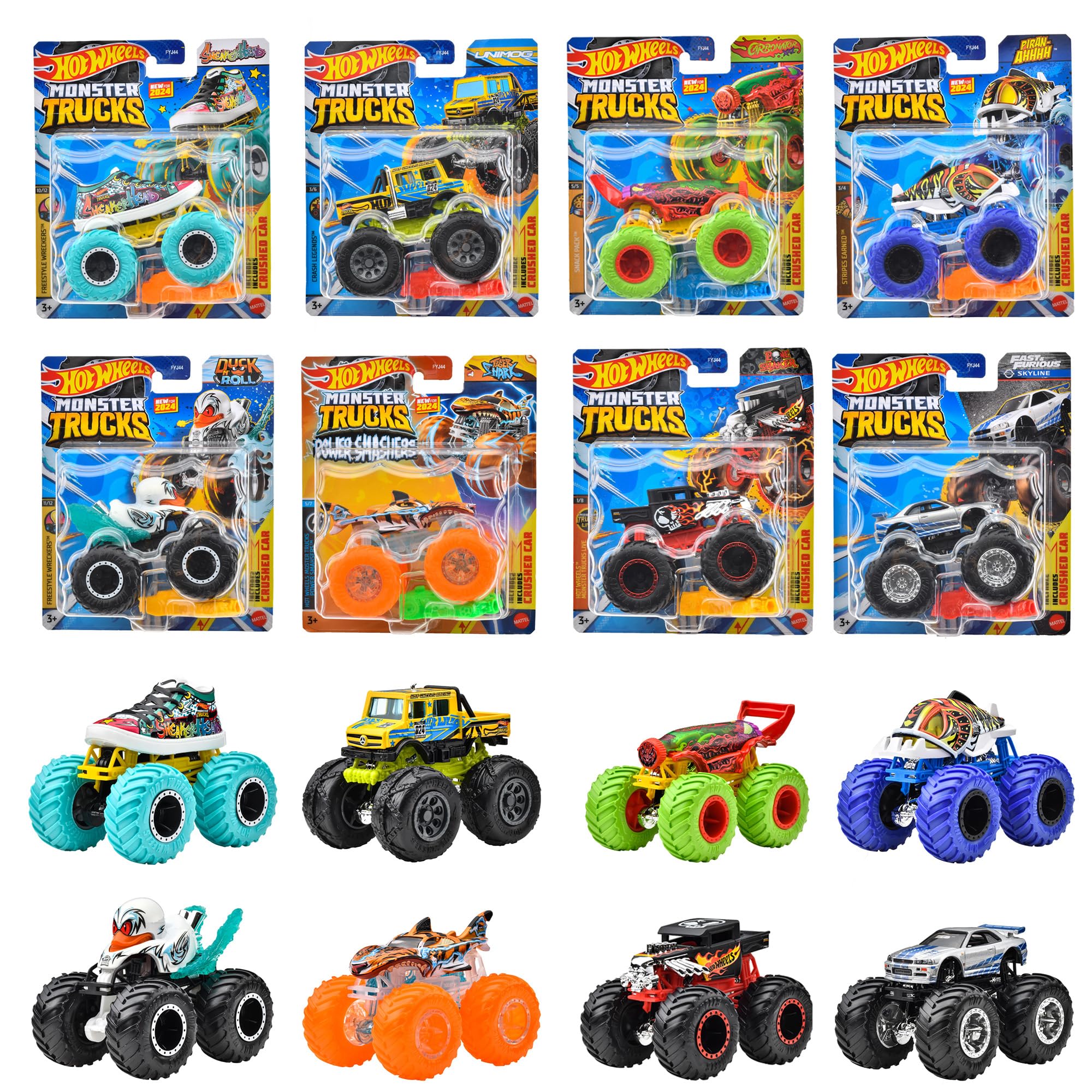 Amazon.co.jp: ホットウィール(Hot Wheels) モンスタートラック 1:64 