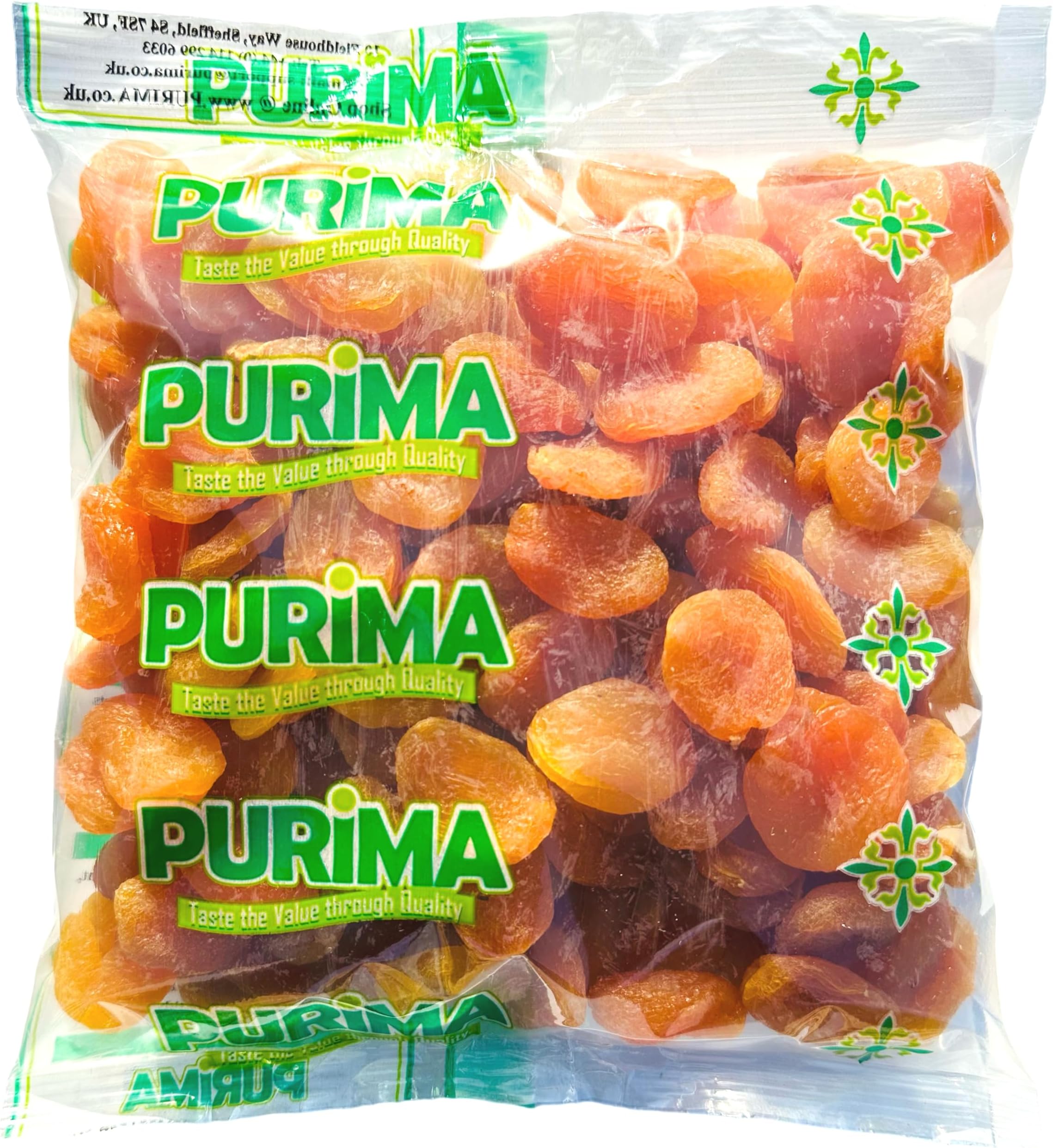 Dried Apricots 1kg Whole Dry Apricot Fruit Dehydrated Healthy Snack Turkish Premium Quality - Unsweetened - Bulk Bag – Ready to Eat - Non GMO & Vegan PURIMA