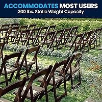 Vista 11 de Flash Furniture 2 Pack HERCULES Series Silla plegable de madera Fruitwood con asiento acolchado de vinilo