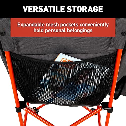 Miniatura 6 de Lippert Baja Overlanding - Juego de sillas y mesa de 3 piezas, sillas plegables de poliéster de 600 denier, portavasos dobles, pala innovadora para