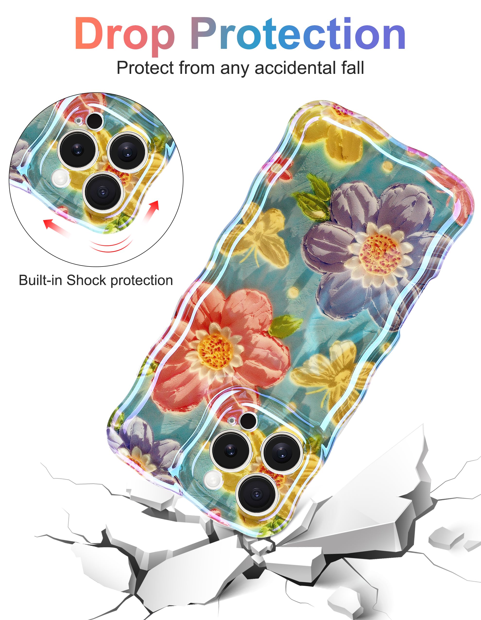 Amazon.com: Jusy Compatible with iPhone 11 Pro Max, Colorful Retro