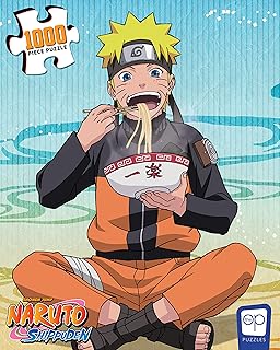 USAOPOLY Naruto Ramen Time 1000 Piece Jigsaw Puzzle | Officially Licensed Naruto Merchandise | Collectible Puzzle Featuring Naruto Uzumaki from The Anime Show and Manga