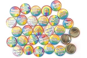 "Love Saves Lives" Mini Pins - Rainbow Edition (1" Pins, 30 Piece Set