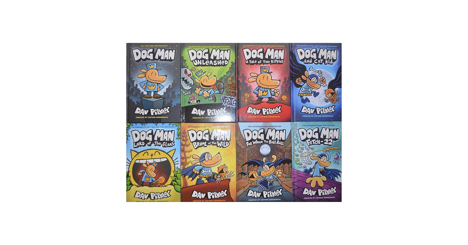 Amazon.com: Dog Man Series, 8 Books Collection Set : Toys