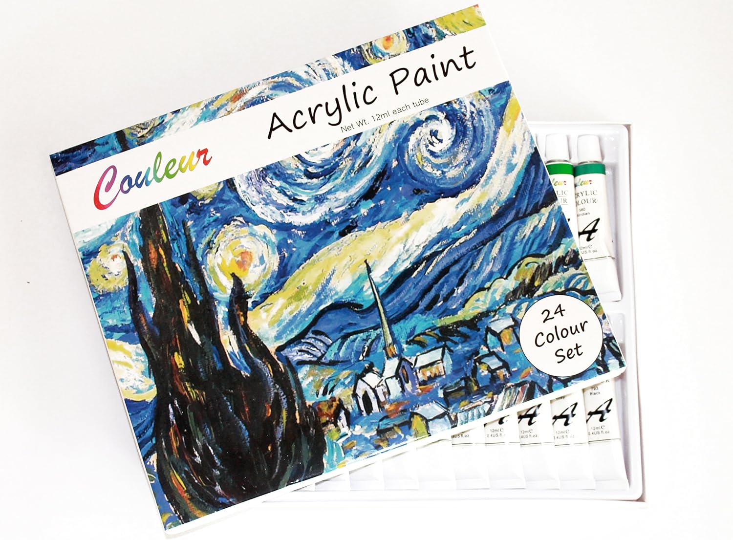 Acrylic Paint Set Acrilycs Paint Shoe Paint Kit 24