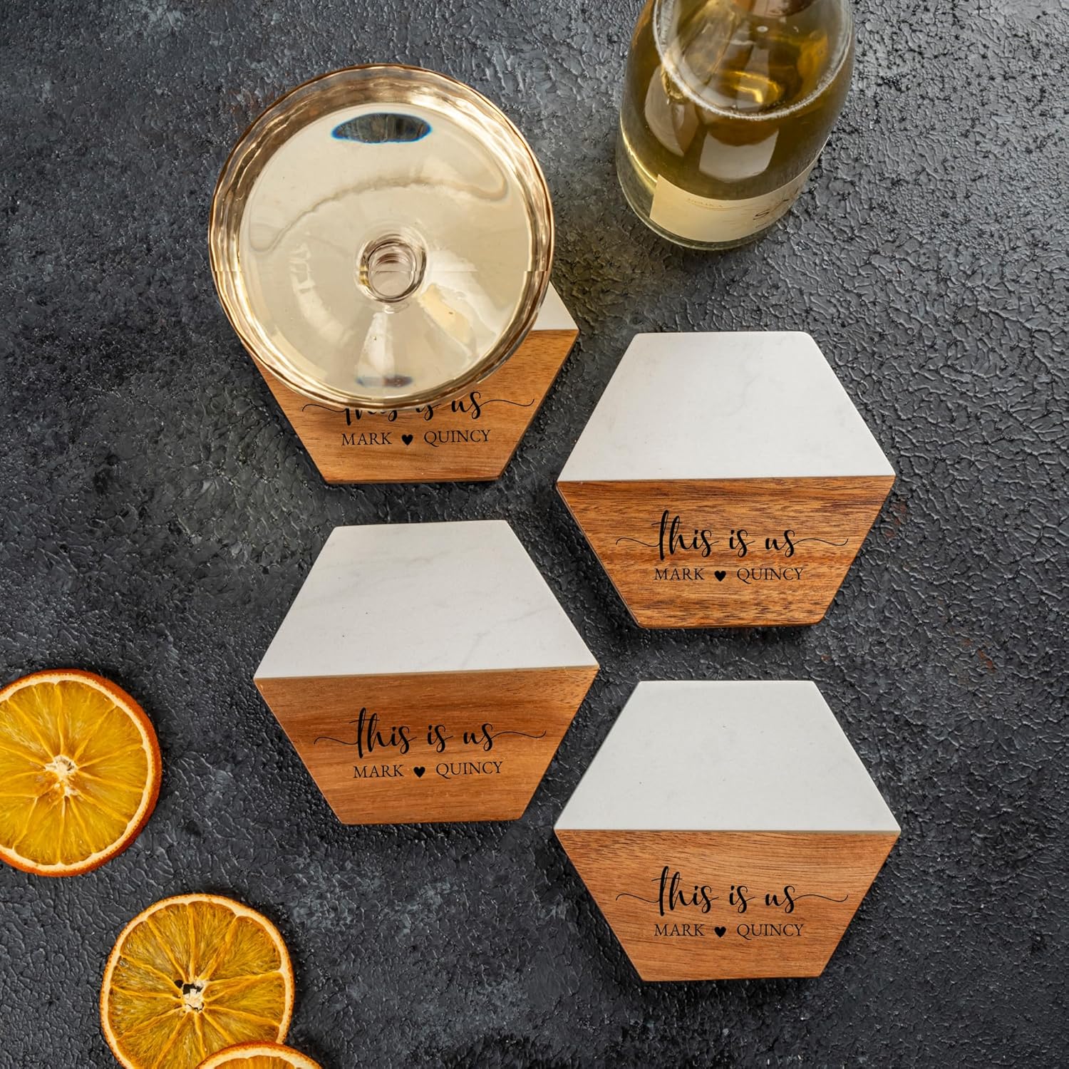 Personalized Charcuterie Board Set - Custom Engraved Bridal Shower, Wedding & Anniversary Present, Perfect for Housewarming, Couples, Friends, Birthday, Mom, Valentines Day Gifts for Her, Women