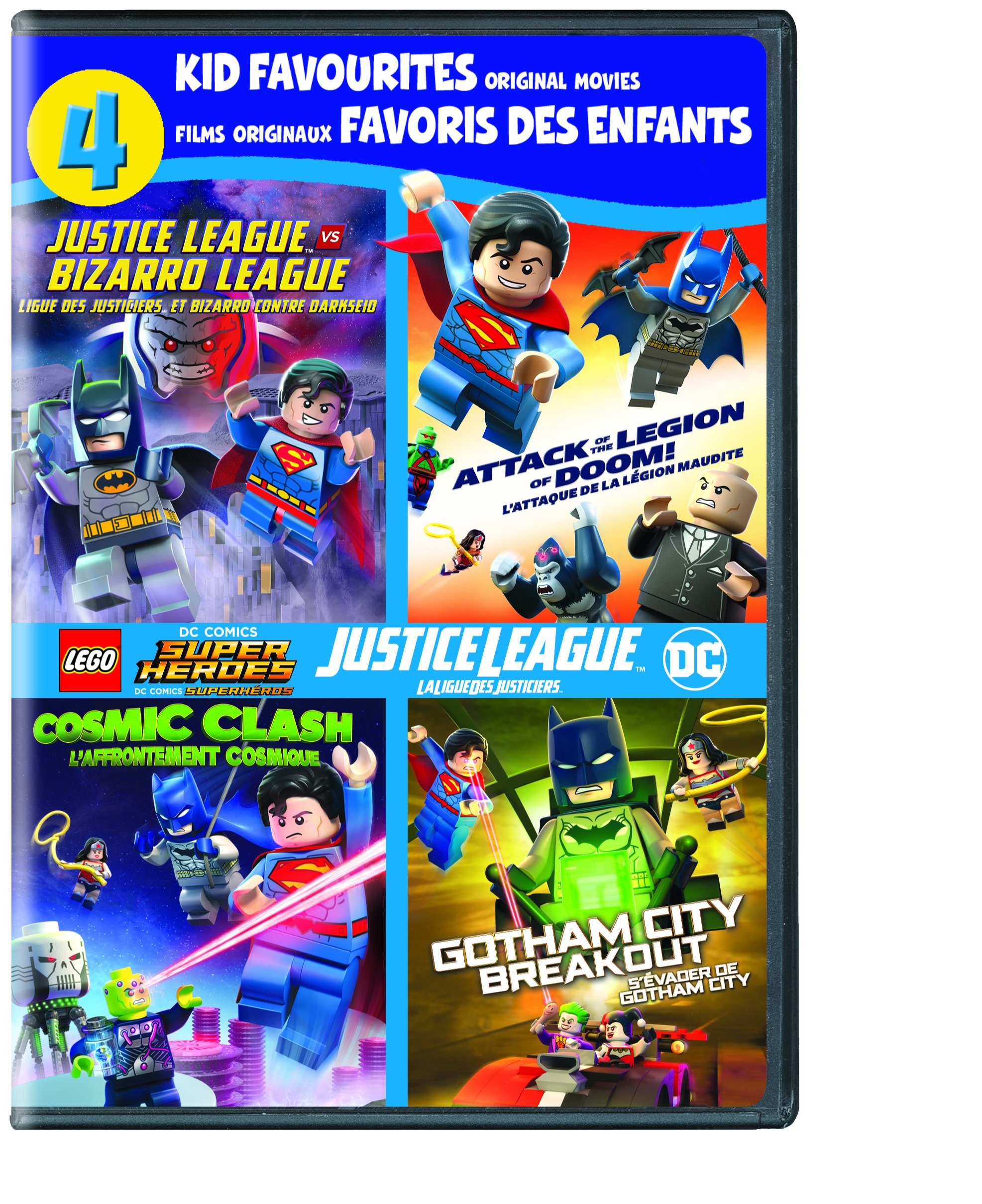 4 Kid Favorites: LEGO DC Super Heroes (BIL/DVD) [DVD]