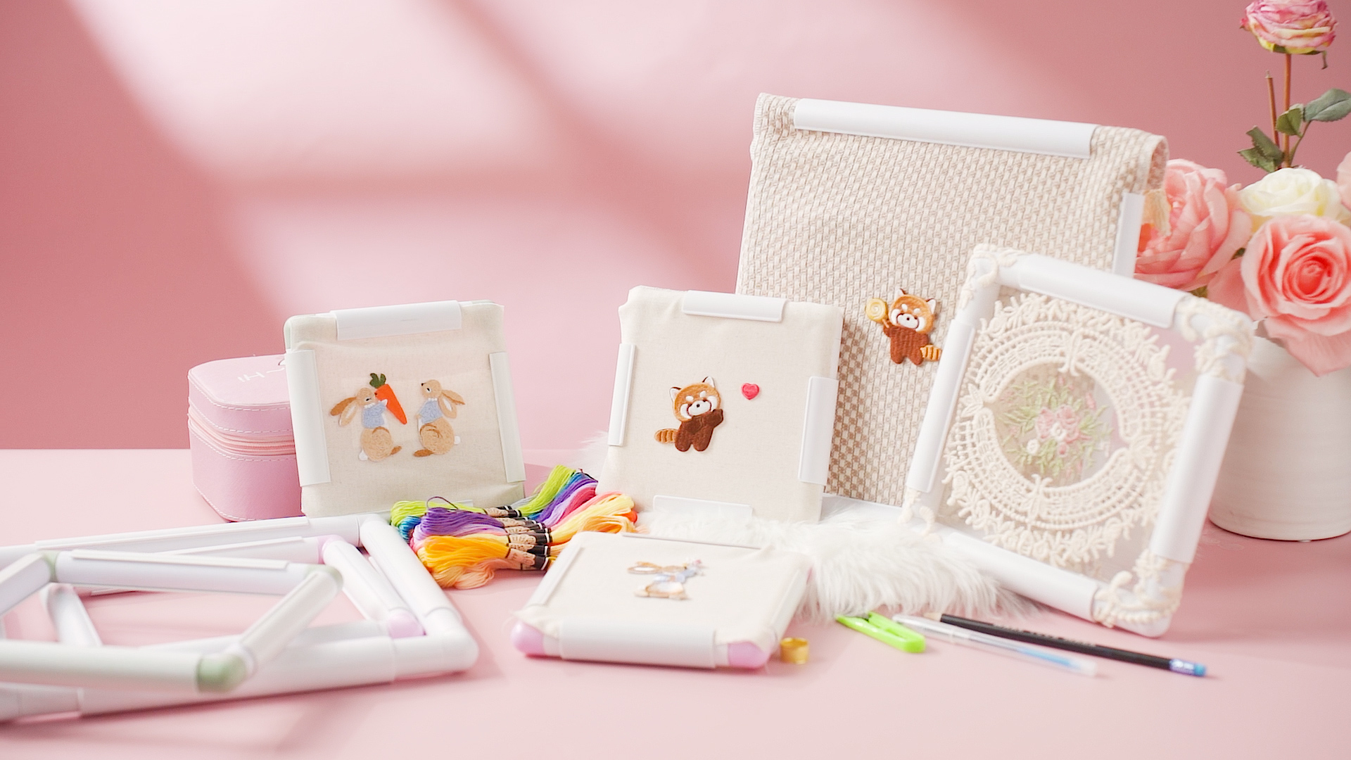 Amazon.com: Janinka Embroidery Hoop 3 Pcs Cross Stitch Hoops