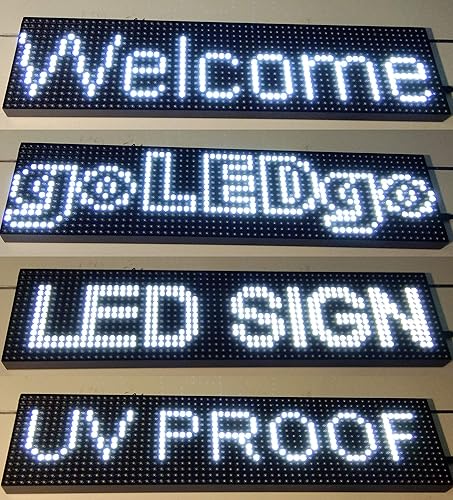 Miniatura 18 de Señal LED a todo color RGB Splash impermeable programable desplazamiento LED mensaje marquesina signo RGB a todo color,Blue,Rojo