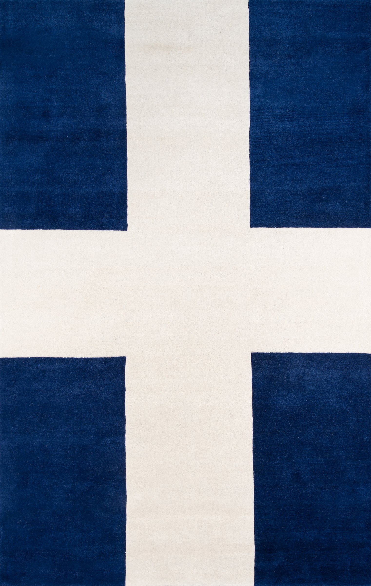 Novogratz Delmar Collection Chevalier Area Rug, 5'0" x 8'0", Navy Blue