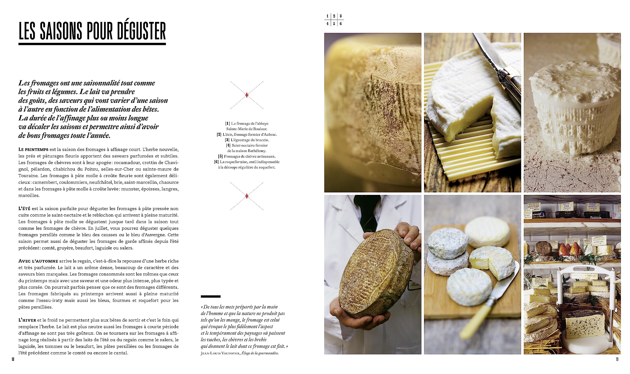 Fromages: et autres produits de crèmerie