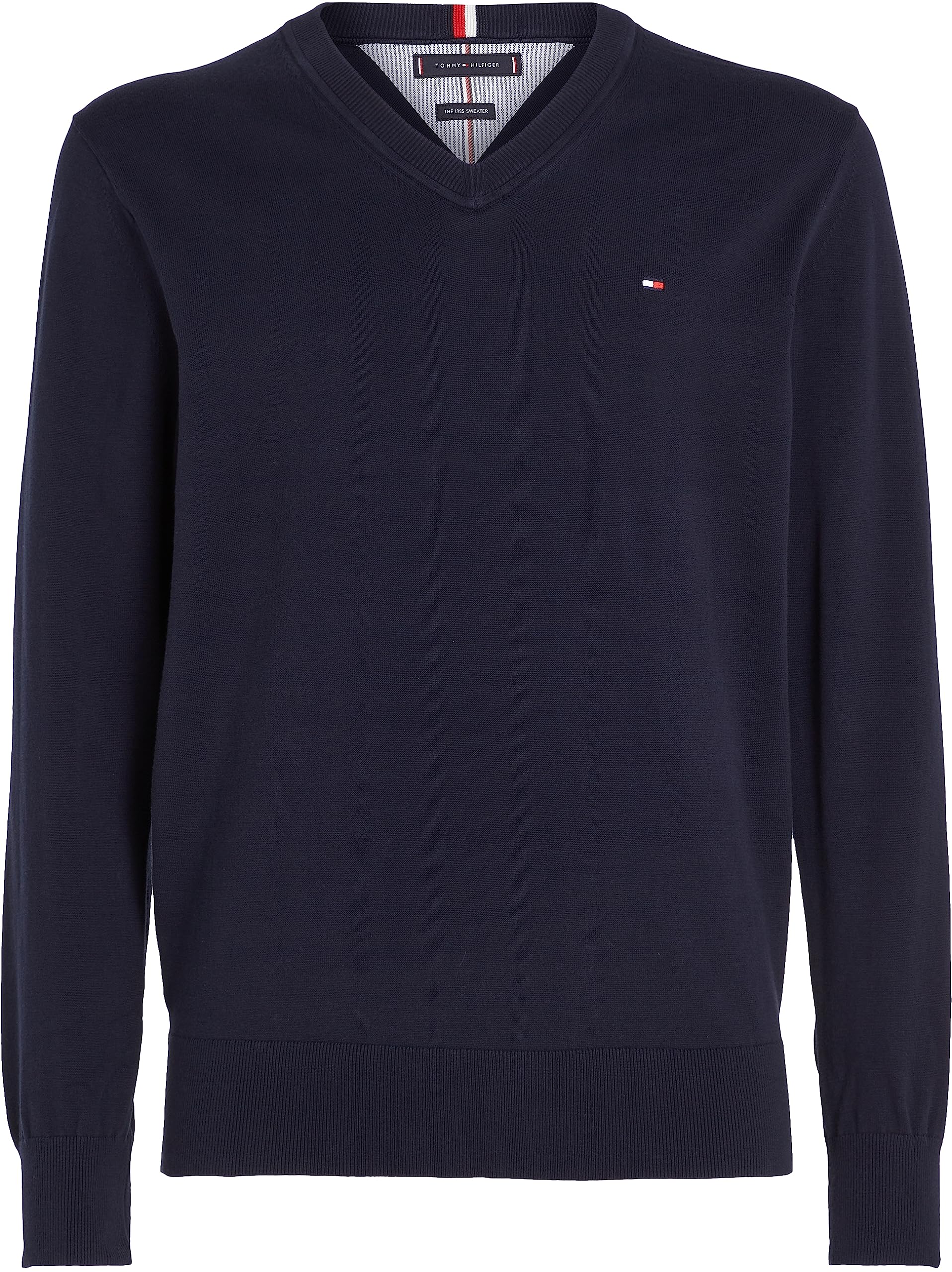 Tommy Hilfiger Pullover Uomo V-Neck Elegante