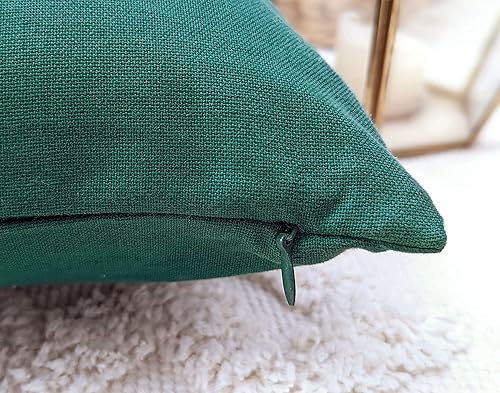 Miniatura 8 de Craftbot Fundas de almohada decorativas 100% algodón (sólidas), color gris claro, 16 x 16 pulgadas, paquete de 2 unidades, sin relleno