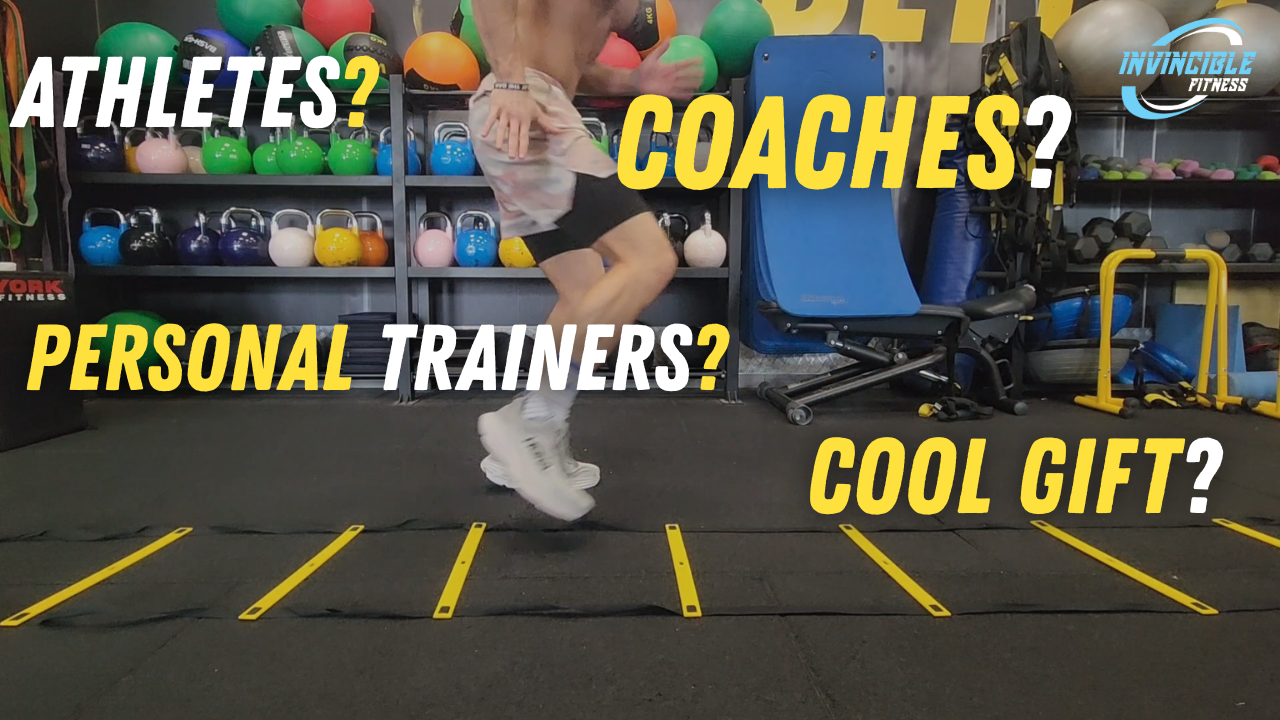 Invincible Fitness Agility Ladder Full Training Equipment Set