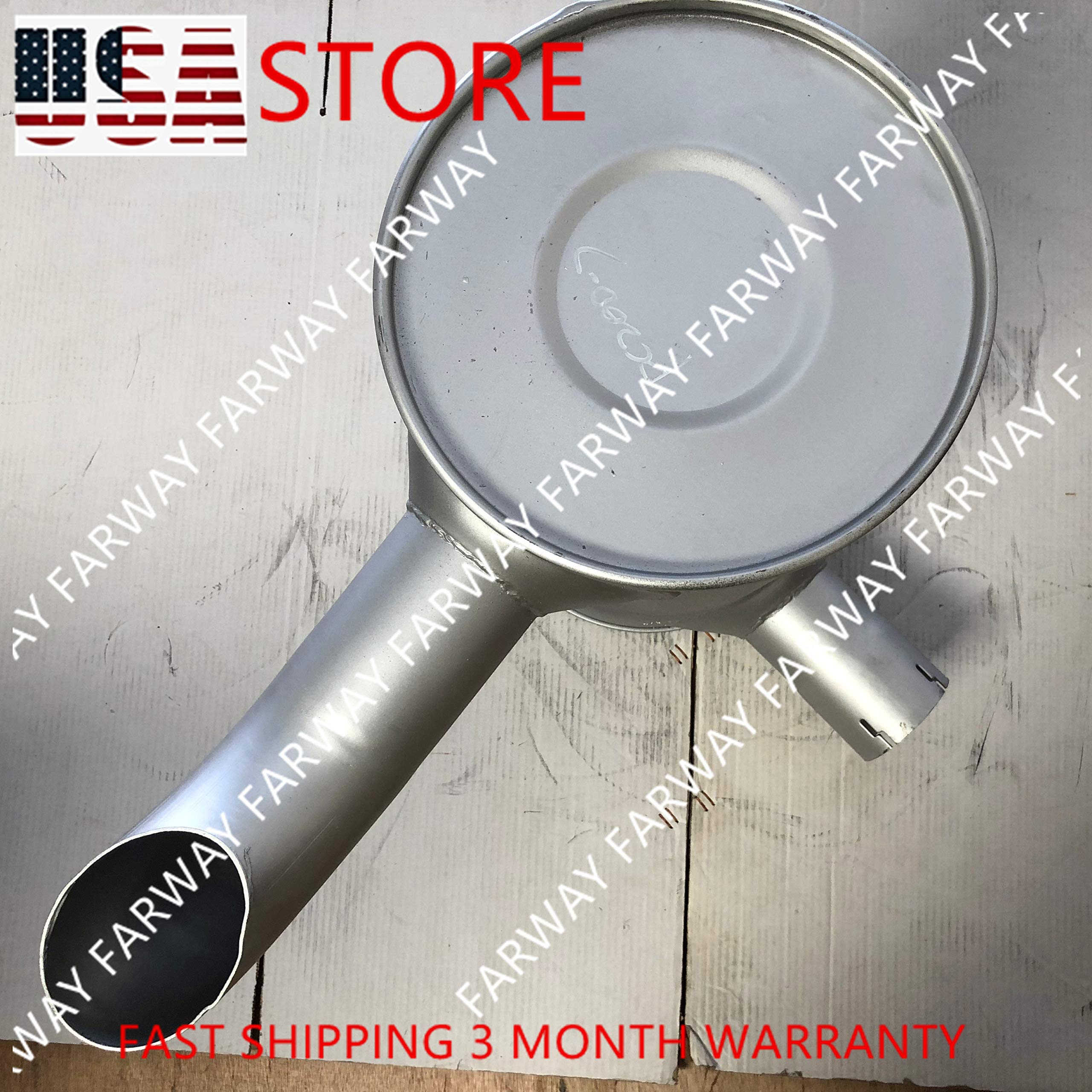 Amazon.com: 6738-11-5510 Muffler With Clamp, Bolt Fits