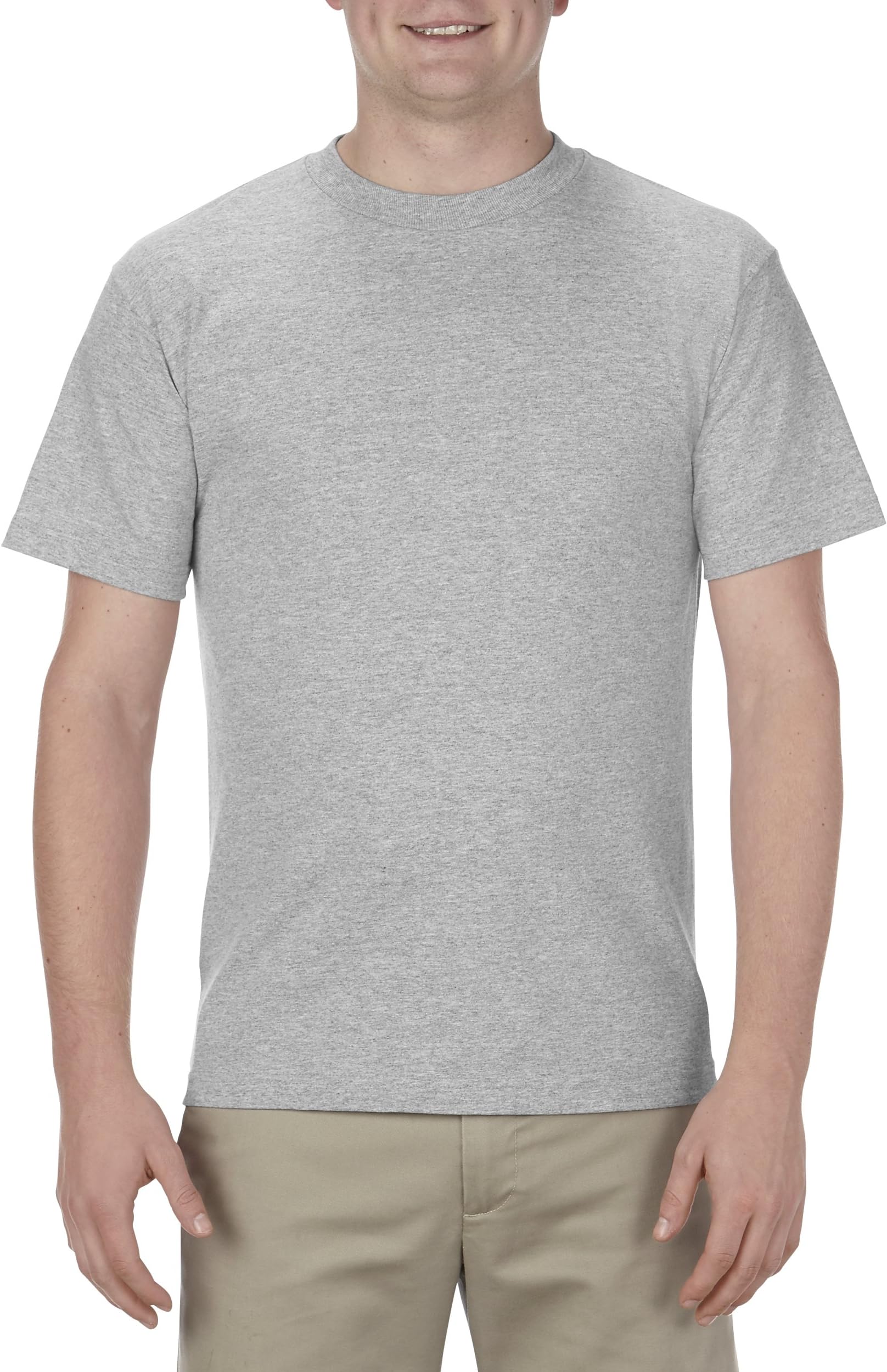 AAA Plain Blank Men's Short Sleeve T-Shirt Style 1301 Crew Tee