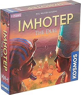 Imhotep: The Duel – A Board Game by Thames & Kosmos 2 Players – Board Games for Family 30 Minutes of Gameplay – Games for Family Game Night – for Kids and Adults Ages 10+ - English Version
