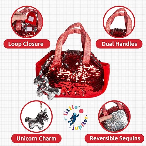 Vista 59 de Juego Little Jupiter unicornio de felpa, elefante rosado de felpa, Azul claro