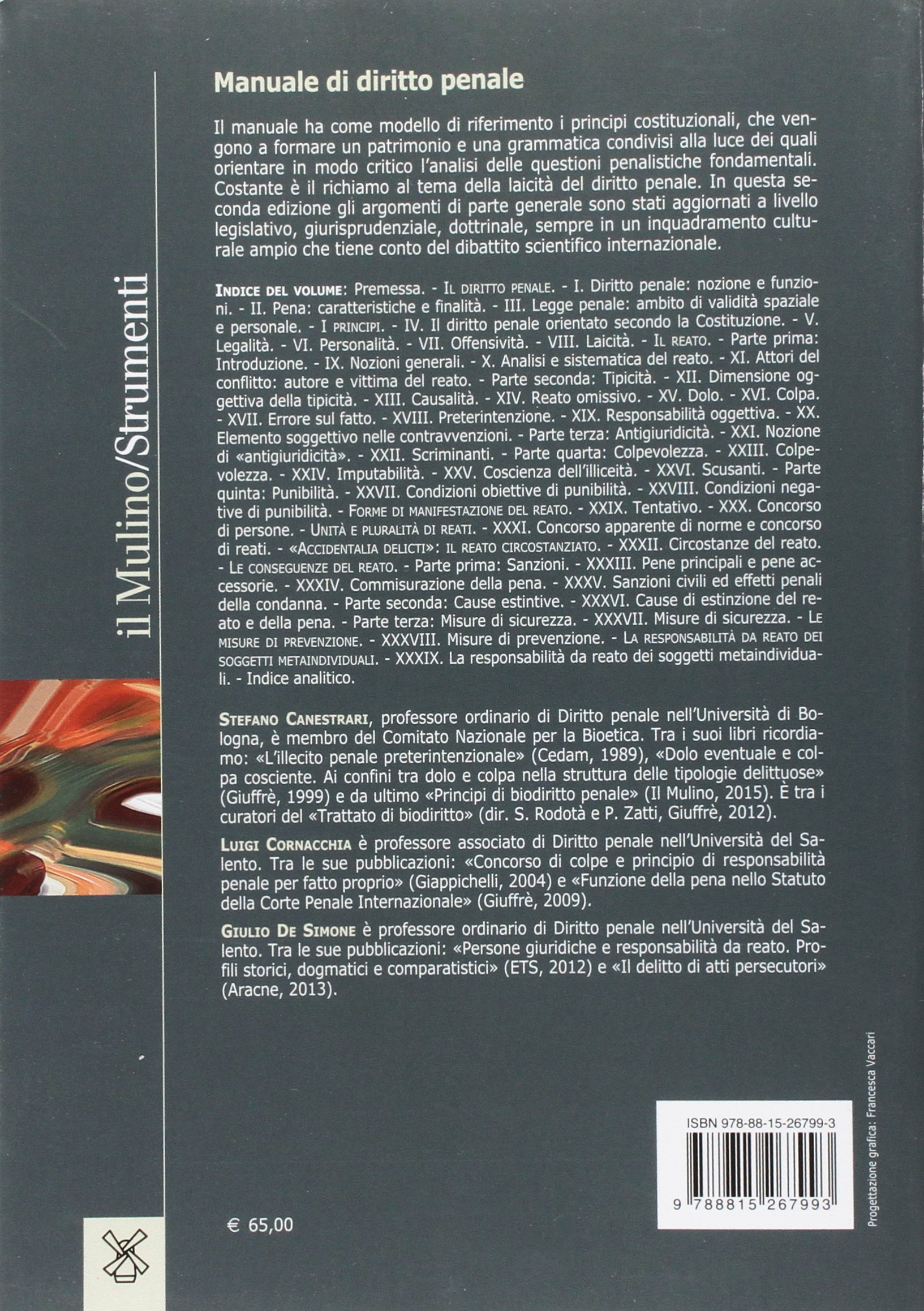 Manuale di diritto penale. Parte generale