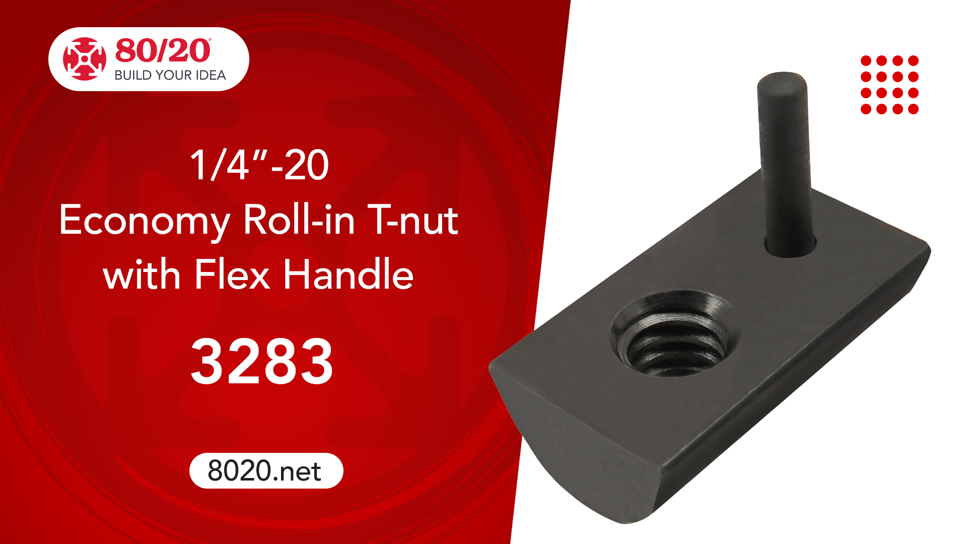 Amazon.com: 8020, 3283, 15 Series, 1/4-20 Steel Roll in T-Nut with