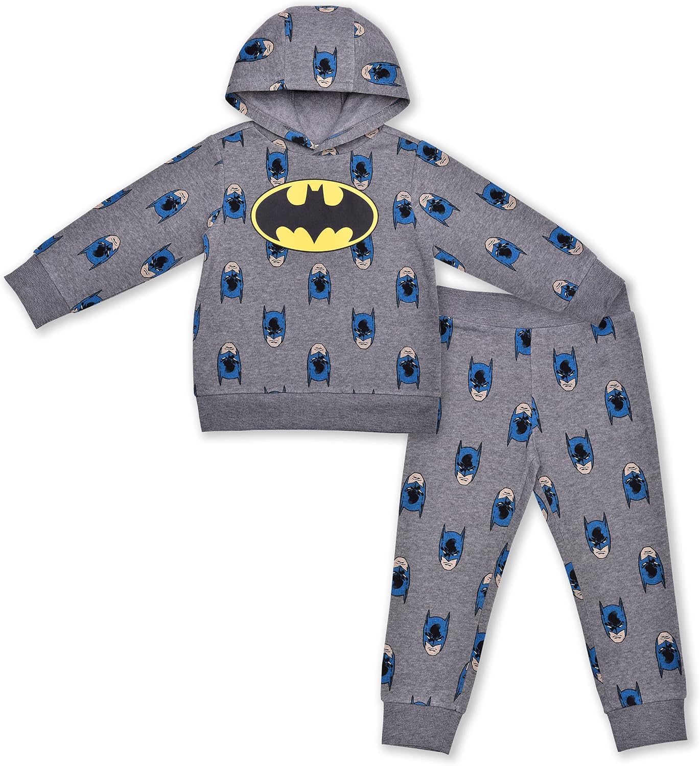 Yellow Batman Printed  Active Pant For Baby Boys main image 1