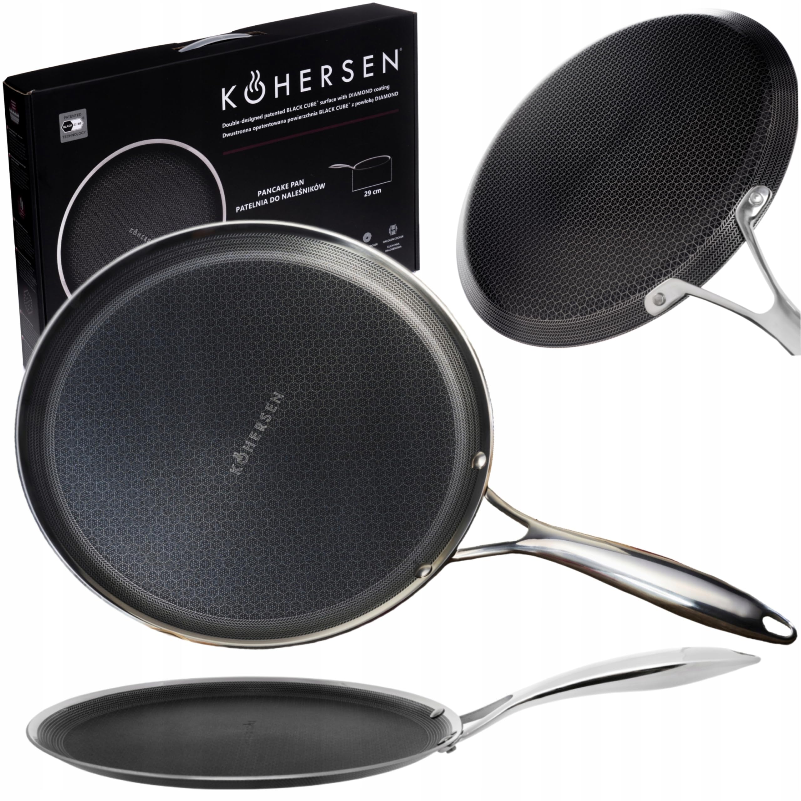Poêle à crêpes 29cm Kohersen pour vos petits-déjeuners gourmands en famille