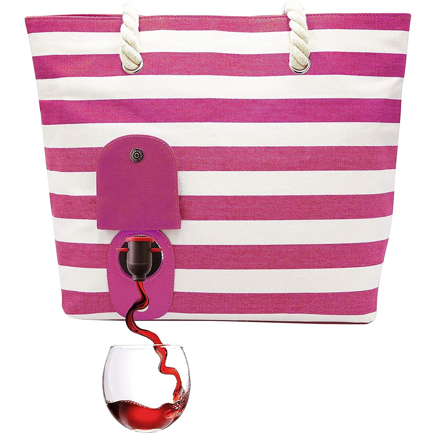 PortoVino Insulated Wine Purse Tote Bag