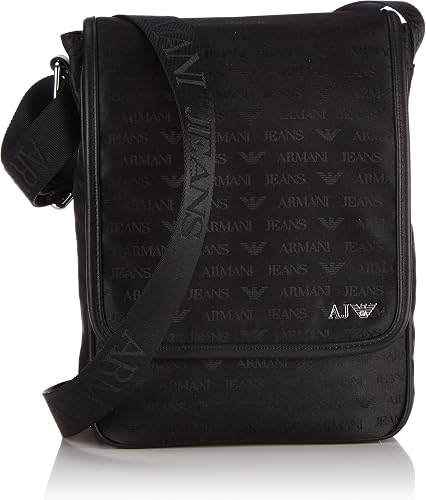 Armani Jeans Shoes \u0026 Bags DE 06289V8 - Bolso bandolera para hombre, color  negro (nero - black 12), talla 20x26x6 cm (B x H x T) : Amazon.es: Zapatos  y complementos