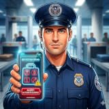Airport Security Control Simulator: Passenger Check, Luggage Scan & Inspection Duty