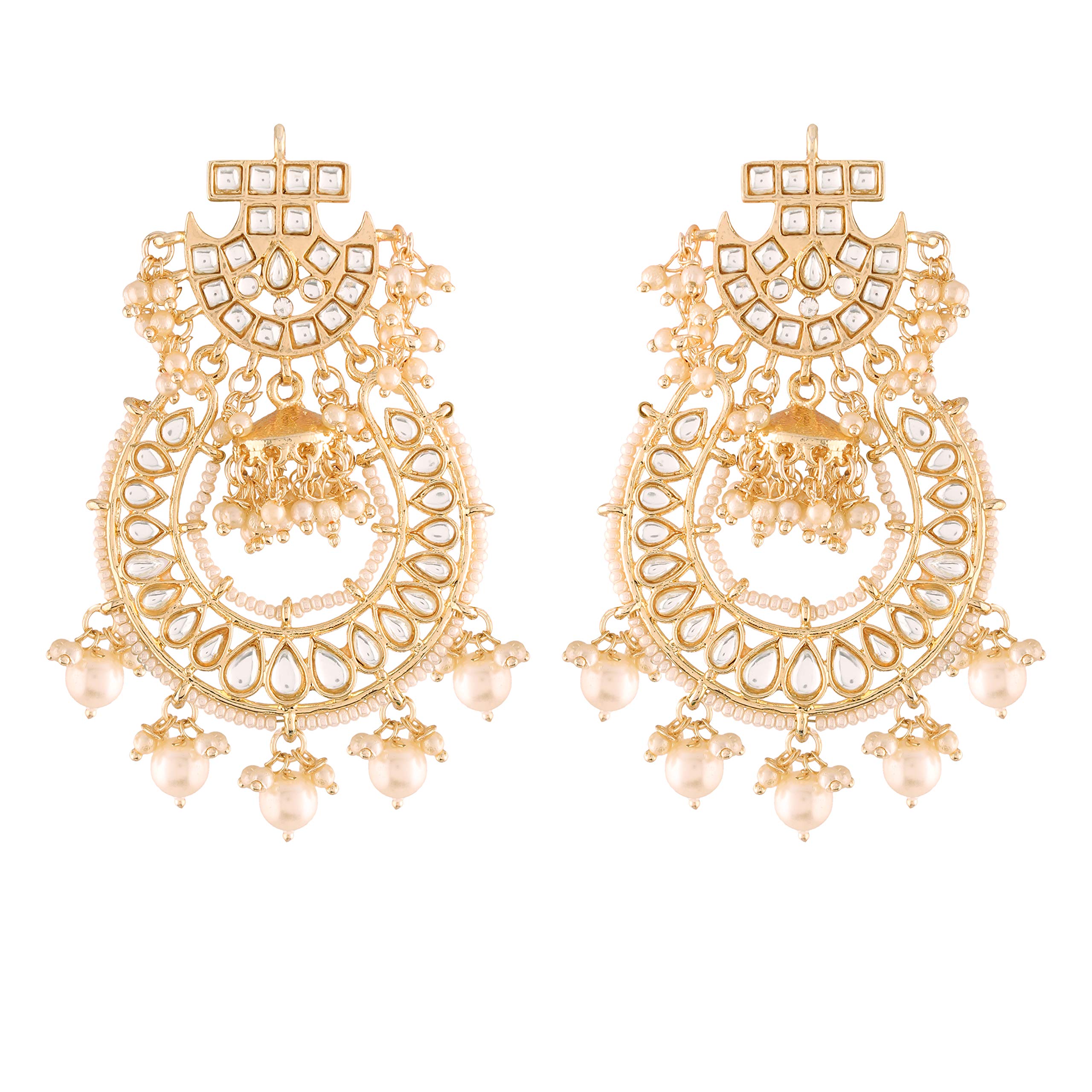 See full amazon price history chart for I Jewels 18K Gold Plated Kundan & Pearl Traditional Handcrafted Jhumki Earrings for Women/Girls (E2793W) I Jewels 18K Gold Plated Kundan & Pearl Traditional Handcrafted Jhumki Earrings for Women/Girls (E2793W) (B08YWXHDD1) Amazon Price History, Amazon Price Tracker