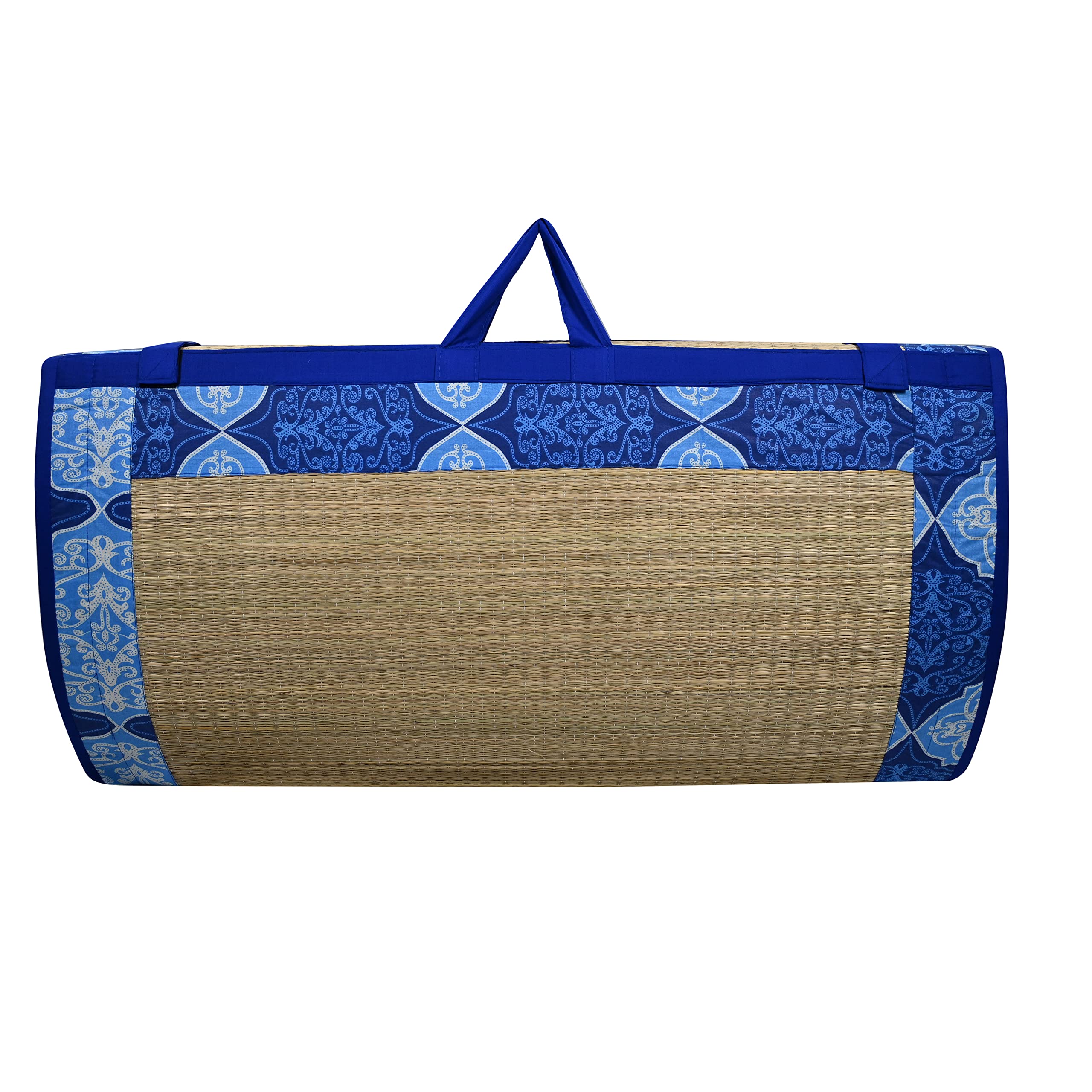 See full amazon price history chart for KALA DARSHAN CRAFTS BAZAAR Cushion Mat Sleep Healthy, Wake Beautiful River Kora Grass Chatai Easy Portable and Single Fold Blue Cotton Easy Hand Wash 3X6 ft KALA DARSHAN CRAFTS BAZAAR Cushion Mat Sleep Healthy, Wake Beautiful River Kora Grass Chatai Easy Portable and Single Fold Blue Cotton Easy Hand Wash 3X6 ft (B07D38C44H) Amazon Price History, Amazon Price Tracker