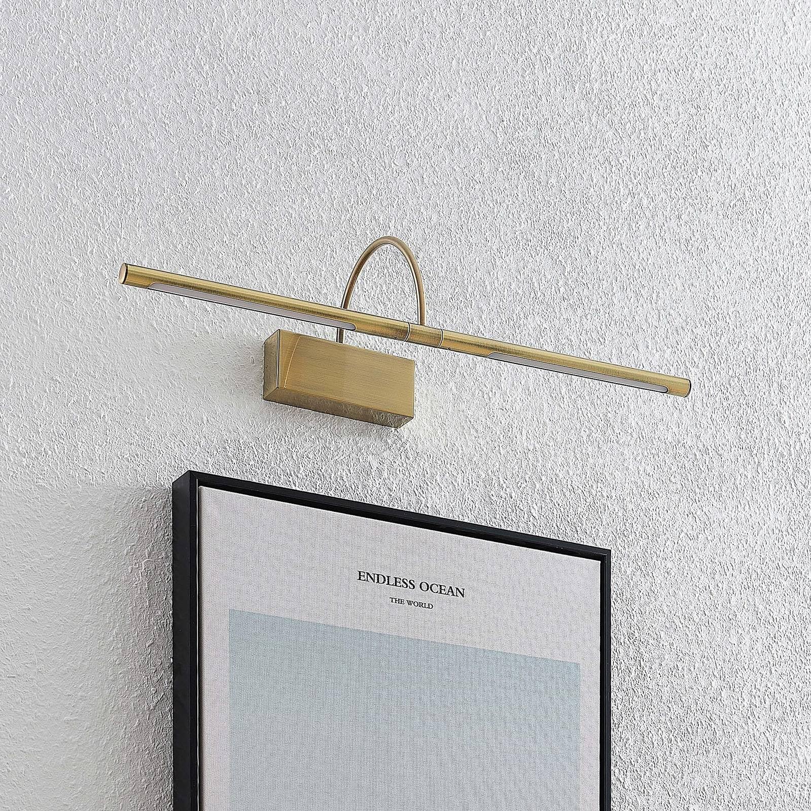 Lucande LED Lámpara de pared Fehmke en Bronce hecho Aluminio e.o. para Salón & Comedor (2 llamas, lámpara cuadros, aplique