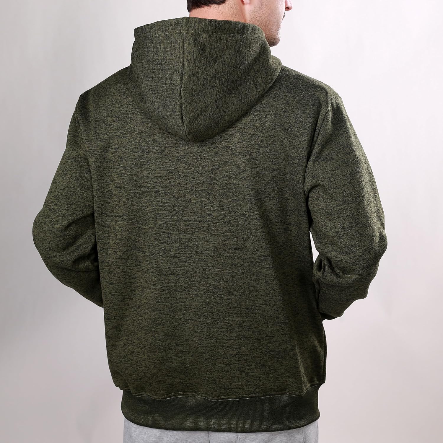 3 Pack Mens Fleece Hoodie Long Sleeve Lightweight Athletic Workout Sweatshirt for Men with Pockets - Image 5