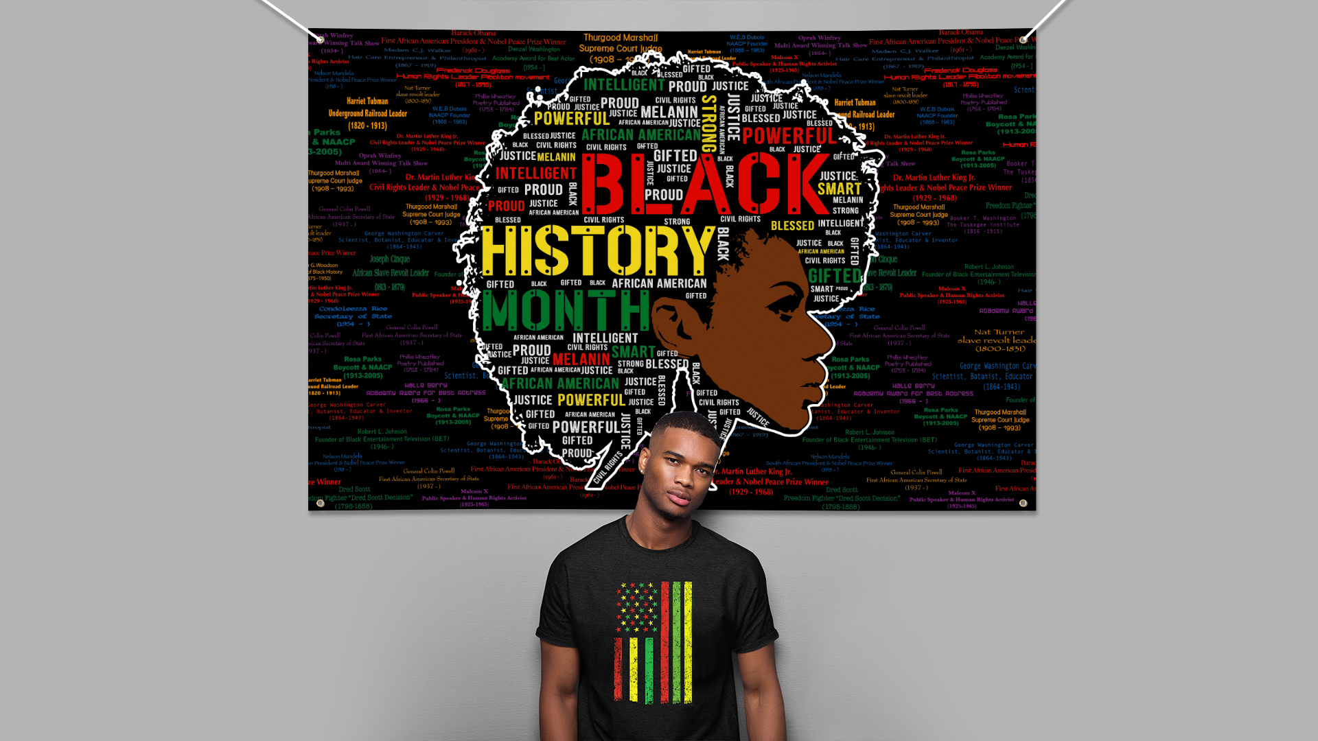 Amazon.com : Arosche Large Black History Month Banner 72
