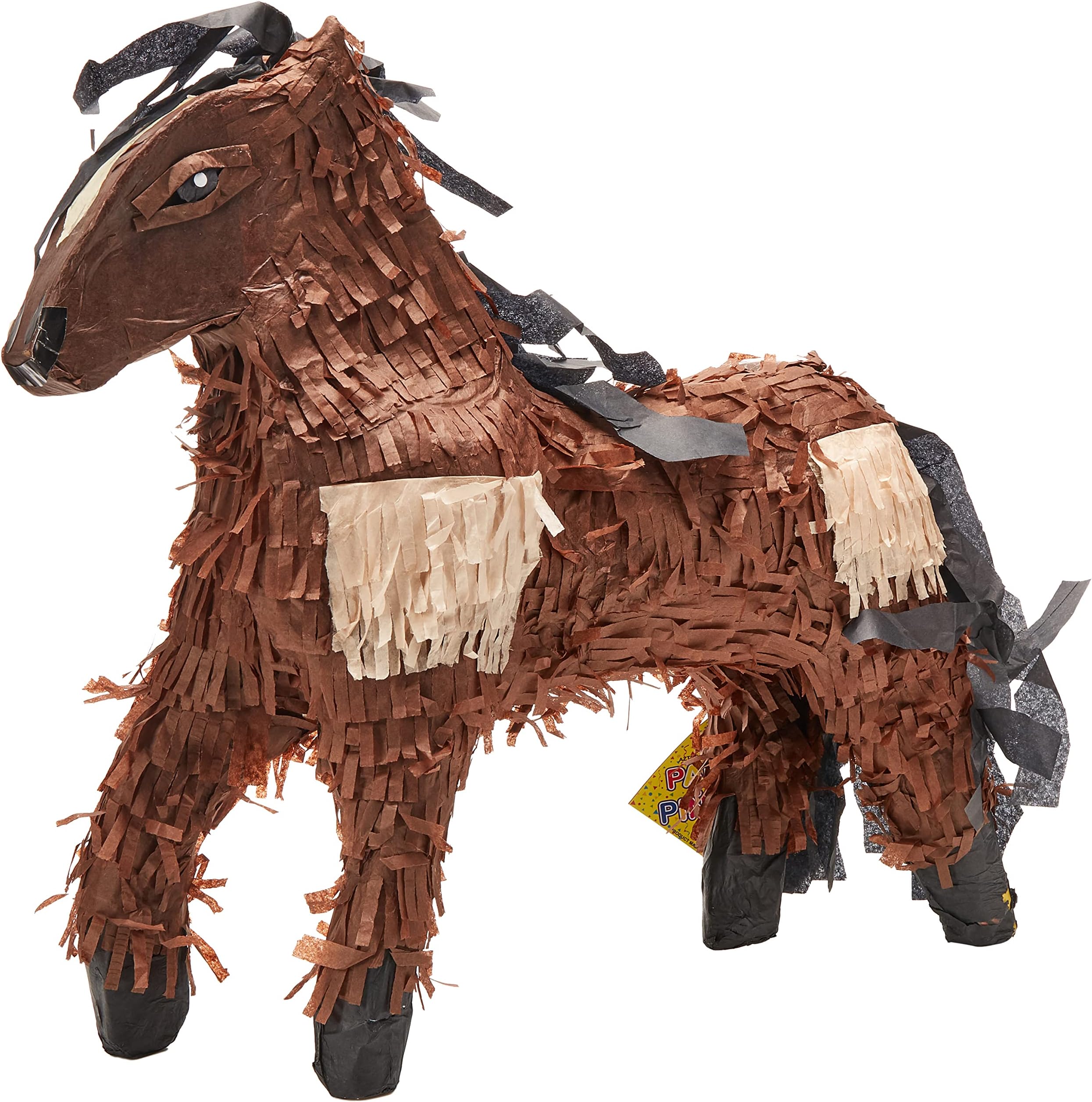 3D Horse Party Game, Decoration & Photo Prop - Brown/Tan