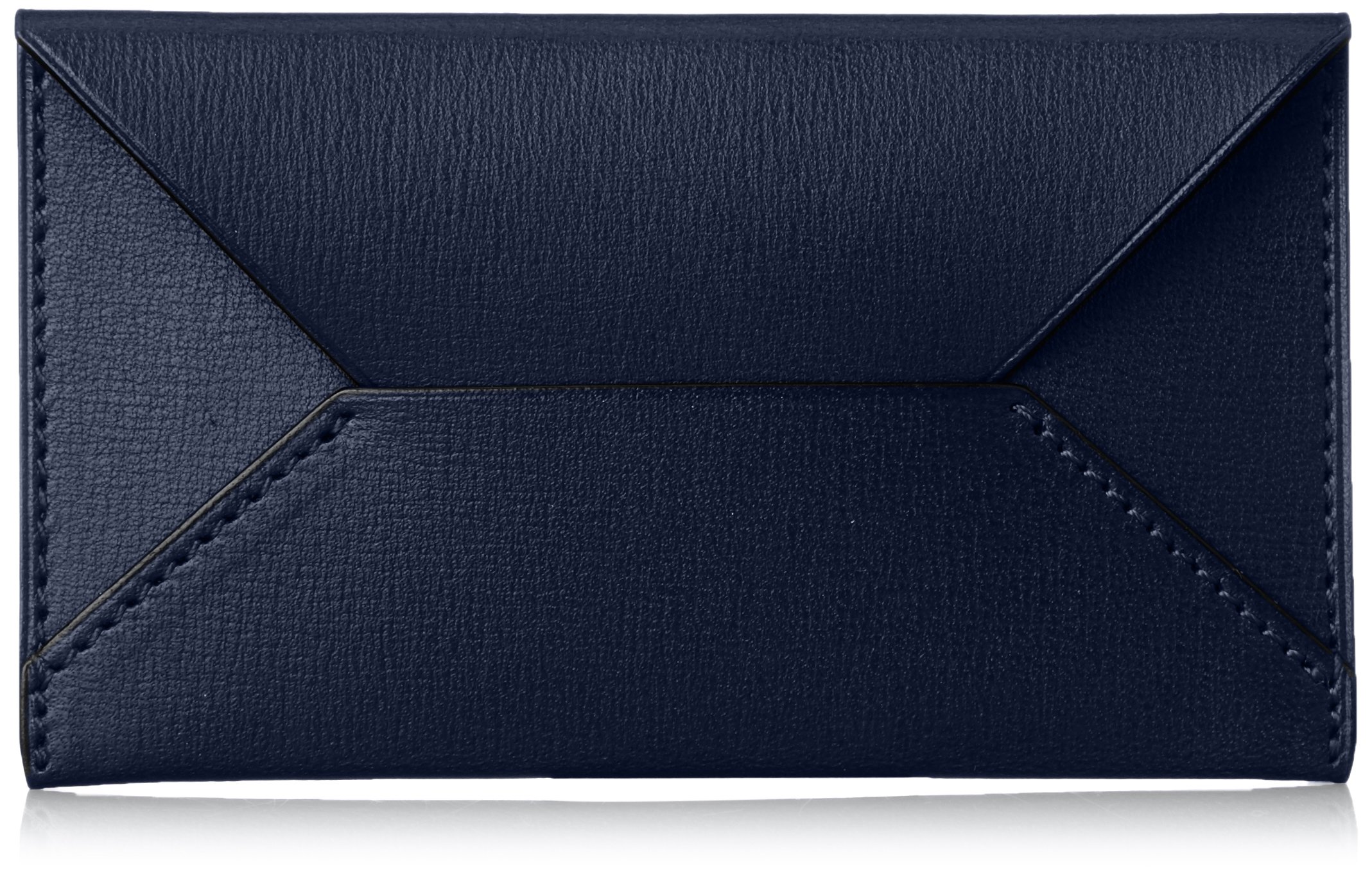 Leather Business Card Case Made in Japan 21539 Navy