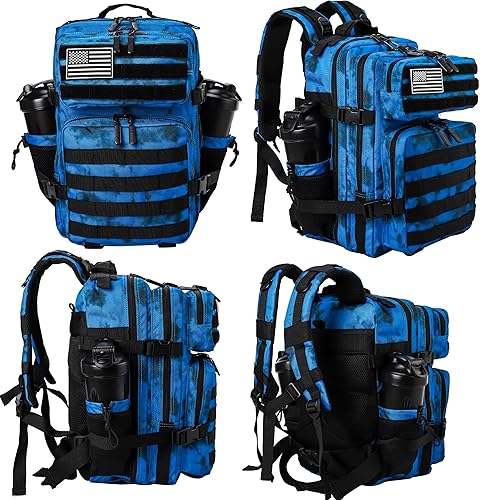 Miniatura 3 de LHI Tactical Military Backpack for Men and Women 25L35L Army Assault Pack Bag Small Rucksack with Bottle Holder