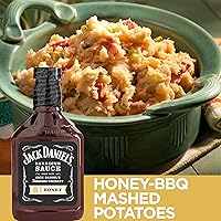 Vista 3 de Jack Daniel's Salsa barbacoa de miel (botella de 19 onzas)