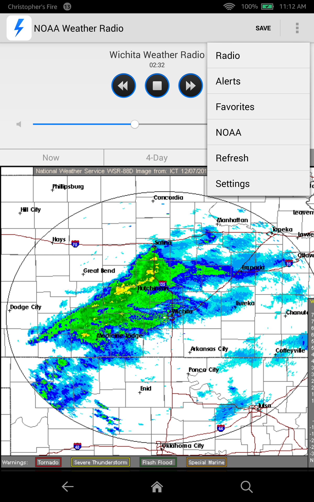 NOAA Weather Radio App on Amazon Appstore