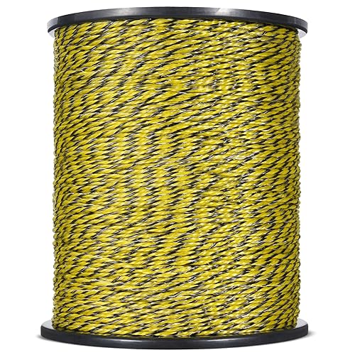 Miniatura 1 de Alambre eléctrico para valla de 3280 pies, 3,280.8 ft de alambre eléctrico portátil de esgrima de acero inoxidable, resistente al óxido, resistente